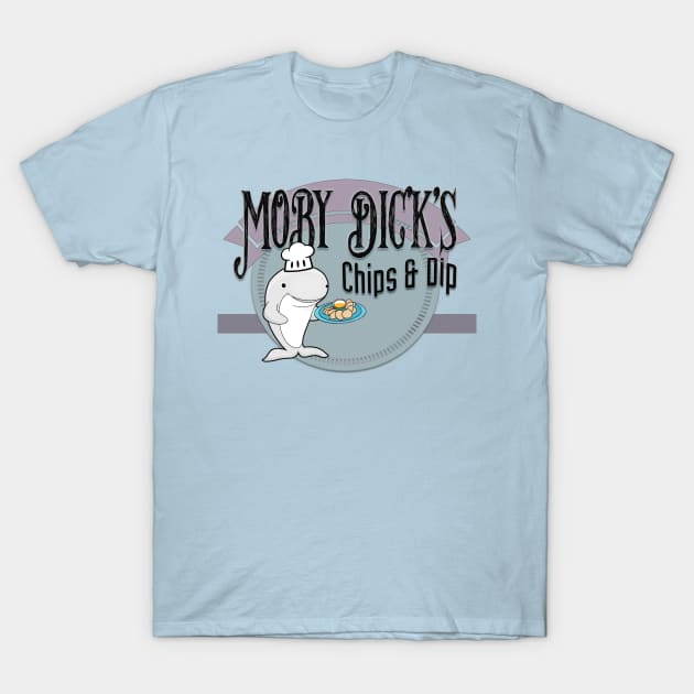Moby Dicks Fish and Chips T-Shirt by ShawnaMac